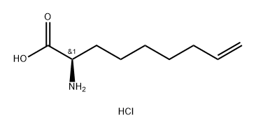 (R)-2-氨基壬-8-烯酸盐酸盐, 2682097-51-2, 结构式