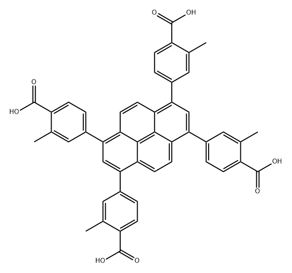 2682204-05-1 1,3,6,8-四(2-甲基苯甲酸-4-基)芘