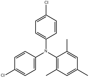 N、 N-双(4-氯苯基)-2,4,6-三甲基苯胺,2685198-87-0,结构式