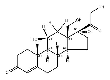 18-HYDROXYCORTISOL,2687960-95-6,结构式