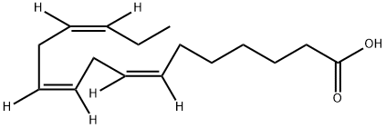 7,10,13-Hexadecatrienoic-7,8,10,11,13,14-d6 acid, (7Z,10Z,13Z)- 结构式