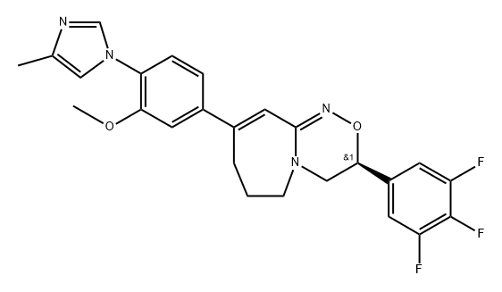 γ-Secretase modulator 10 化学構造式