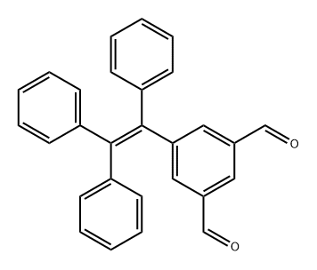 5-(1,2,2-三苯基乙烯基)间苯二甲醛, 2694864-53-2, 结构式