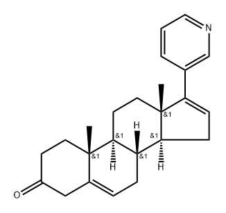 (8R,9S,10R,13S,14S)-10,13-Dimethyl-17-(pyridin-3-yl)-1,2,4,7,8,9,10,11,12,13,14,15-dodecahydro-3H-cyclopenta[a]phenanthren-3-one Structure