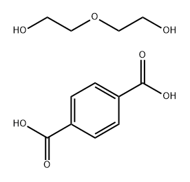 1,4-苯二甲酸与2,2'-氧基双[乙醇]的聚合物,26984-79-2,结构式