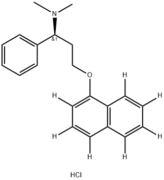 盐酸达泊西汀-D7,2699607-47-9,结构式