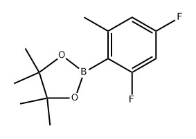 2-(2,4-Difluoro-6-methylphenyl)-4,4,5,5-tetramethyl-1,3,2-dioxaborolane Structure