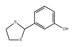 Phenol, 3-(1,3-dithiolan-2-yl)- Structure