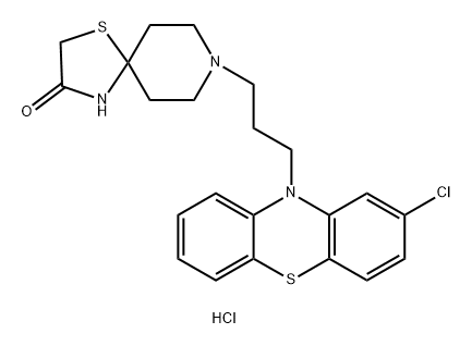 塩酸スピクロマジン 化学構造式