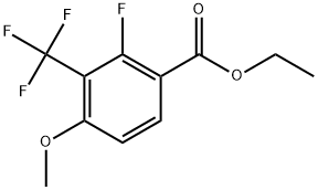 Ethyl 2-fluoro-4-methoxy-3-(trifluoromethyl)benzoate Struktur