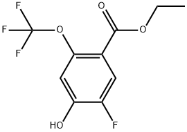 Ethyl 5-fluoro-4-hydroxy-2-(trifluoromethoxy)benzoate Structure