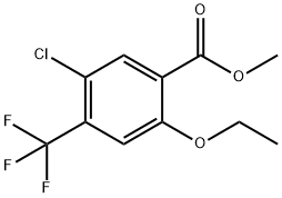 methyl 5-chloro-2-ethoxy-4-(trifluoromethyl)benzoate,2702282-57-1,结构式