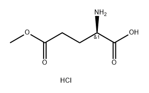 H-D-Glu(OMe)-OH.HCl 化学構造式