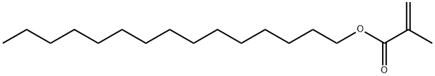 2-甲基-2-丙烯酸十五烷基酯的均聚物 结构式