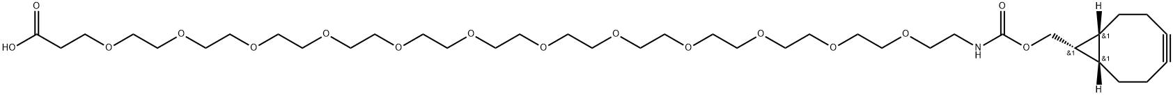 endo BCN-PEG12-acid Structure