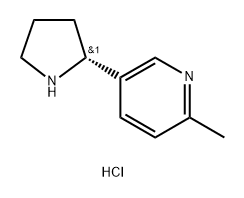 (R)-2-甲基-5-(吡咯烷-2-基)吡啶二盐酸盐, 2703745-54-2, 结构式