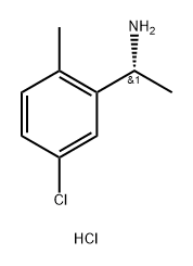 (R)-1-(5-氯-2-甲基苯基)乙-1-胺盐酸盐, 2703745-56-4, 结构式