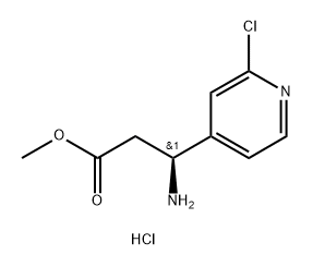 2703745-84-8 (S)-3-氨基-3-(2-氯吡啶-4-基)丙酸甲酯二盐酸盐