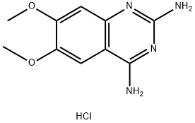 6,7-二甲氧基喹唑啉-2,4-二胺二盐酸盐, 2703752-12-7, 结构式