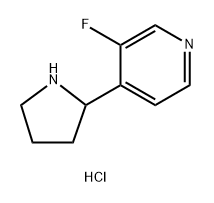3-氟-4-(吡咯烷-2-基)吡啶二盐酸盐, 2703756-62-9, 结构式
