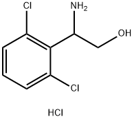 2-氨基-2-(2,6-二氯苯基)乙-1-醇盐酸盐,2703756-66-3,结构式