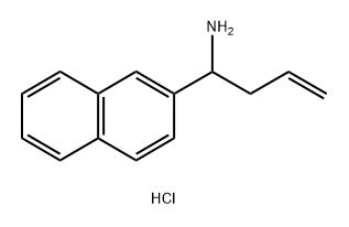 1-(NAPHTHALEN-2-YL)BUT-3-EN-1-AMINE HYDROCHLORIDE 化学構造式