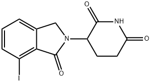 3-(7-碘-1-氧异喹啉-2-基)哌啶-2,6-二酮, 2703771-51-9, 结构式