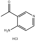 Ethanone, 1-(4-amino-3-pyridinyl)-, hydrochloride (1:1) Structure