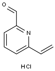 6-ethenylpyridine-2-carbaldehyde hydrochloride Struktur