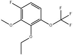 2-Ethoxy-4-fluoro-3-methoxy-1-(trifluoromethoxy)benzene Structure