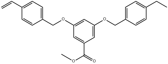 2703920-31-2 3-[(4-乙烯基苯基)甲氧基]-5-[(4-乙基苯基)甲氧基]苯甲酸甲酯