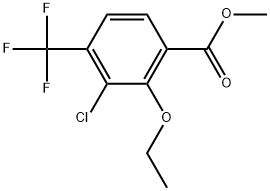 Methyl 3-chloro-2-ethoxy-4-(trifluoromethyl)benzoate,2704467-44-5,结构式