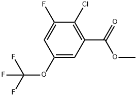 2704511-55-5 Methyl 2-chloro-3-fluoro-5-(trifluoromethoxy)benzoate