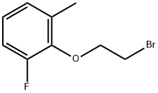 2-(2-Bromoethoxy)-1-fluoro-3-methylbenzene,2704667-12-7,结构式