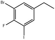 1-Bromo-5-ethyl-2-fluoro-3-iodobenzene 结构式