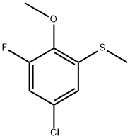 (5-Chloro-3-fluoro-2-methoxyphenyl)(methyl)sulfane Struktur