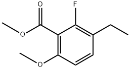 methyl 3-ethyl-2-fluoro-6-methoxybenzoate Structure