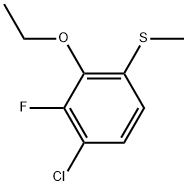 (4-Chloro-2-ethoxy-3-fluorophenyl)(methyl)sulfane,2705855-83-8,结构式