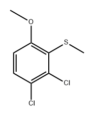 (2,3-Dichloro-6-methoxyphenyl)(methyl)sulfane 结构式