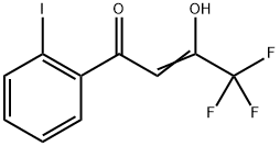 4,4,4-trifluoro-3-hydroxy-1-(2-iodophenyl)but-2-en-1-one Structure