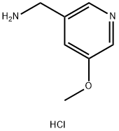 3-Pyridinemethanamine, 5-methoxy-, hydrochloride (1:1) Struktur