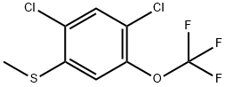 (2,4-dichloro-5-(trifluoromethoxy)phenyl)(methyl)sulfane,2706030-80-8,结构式