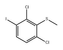 (2,6-dichloro-3-iodophenyl)(methyl)sulfane Struktur