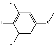 (3,5-Dichloro-4-iodophenyl)(methyl)sulfane,2706294-85-9,结构式