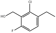 (2-Chloro-3-ethyl-6-fluorophenyl)methanol,2706394-10-5,结构式