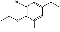 1-Bromo-2-ethoxy-5-ethyl-3-iodobenzene Structure