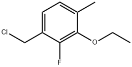 1-(Chloromethyl)-3-ethoxy-2-fluoro-4-methylbenzene Struktur