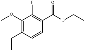 Ethyl 4-ethyl-2-fluoro-3-methoxybenzoate Structure