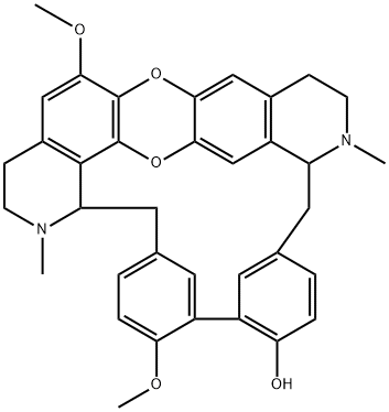 Tiliacorine Struktur