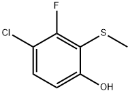 4-chloro-3-fluoro-2-(methylthio)phenol,2707341-01-1,结构式